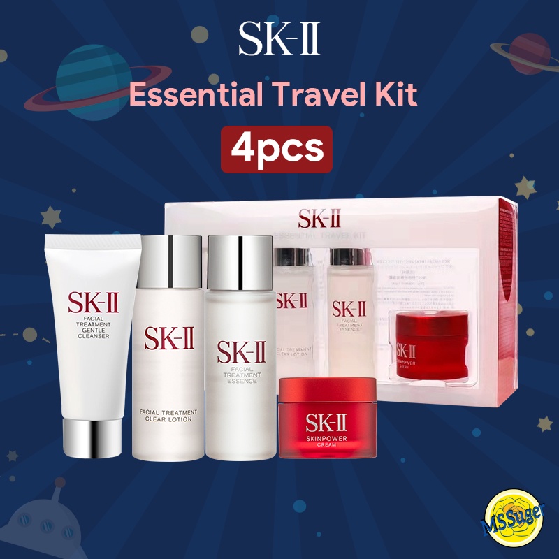[ORI]sk ii travel kit/SKII Packet / SK II Set  4PCS / 5PCS/ 8PCSFairy Water Experience Pack Ukuran /