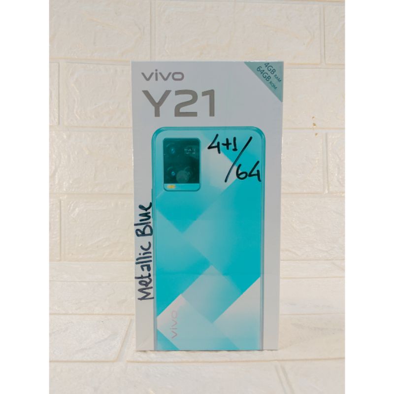 Vivo Y21 5/64 (RAM 4GB + 1GB EXTENDED) Garansi resmi