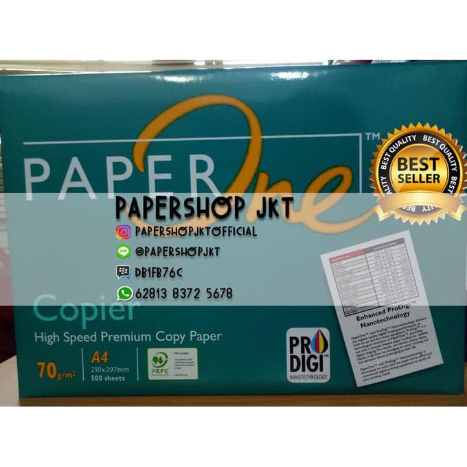 

TERMURAH!!! KERTAS PAPERONE A4 70 GRAM OFFICE PAPER PRINT KODE 1079