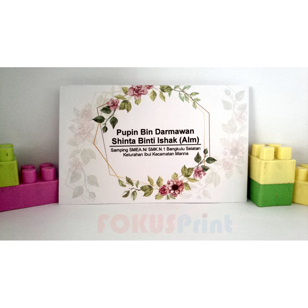 

CetakAmplop/ AmplopUndangan/ Paperline 80gr isi 100lbr