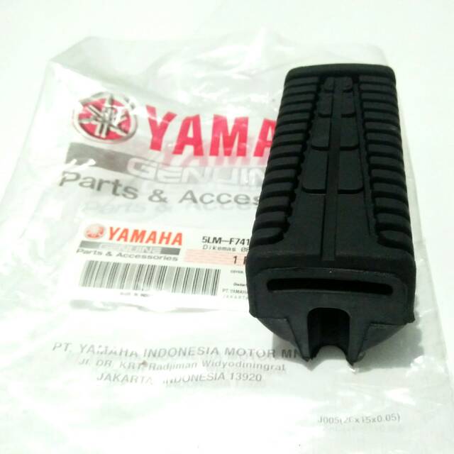 Karet Pijakan Kaki Foot Step Bastep Depan RX King Vega Crypton Jupiter Z Mx Z1 Original Yamaha