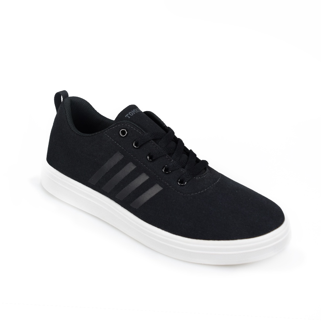 TOMKINS Sneakers Pria Jewell Alpha - Black White / Ramayana Jatinegara