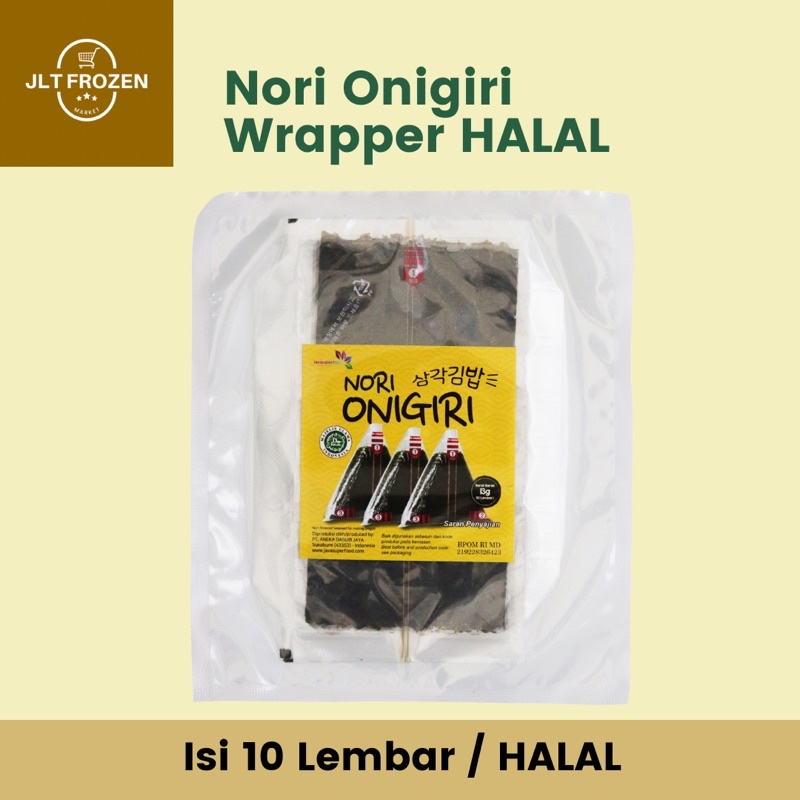 

NORI ONIGIRI / WRAPPED TRIANGLE / HALAL 10 Lembar
