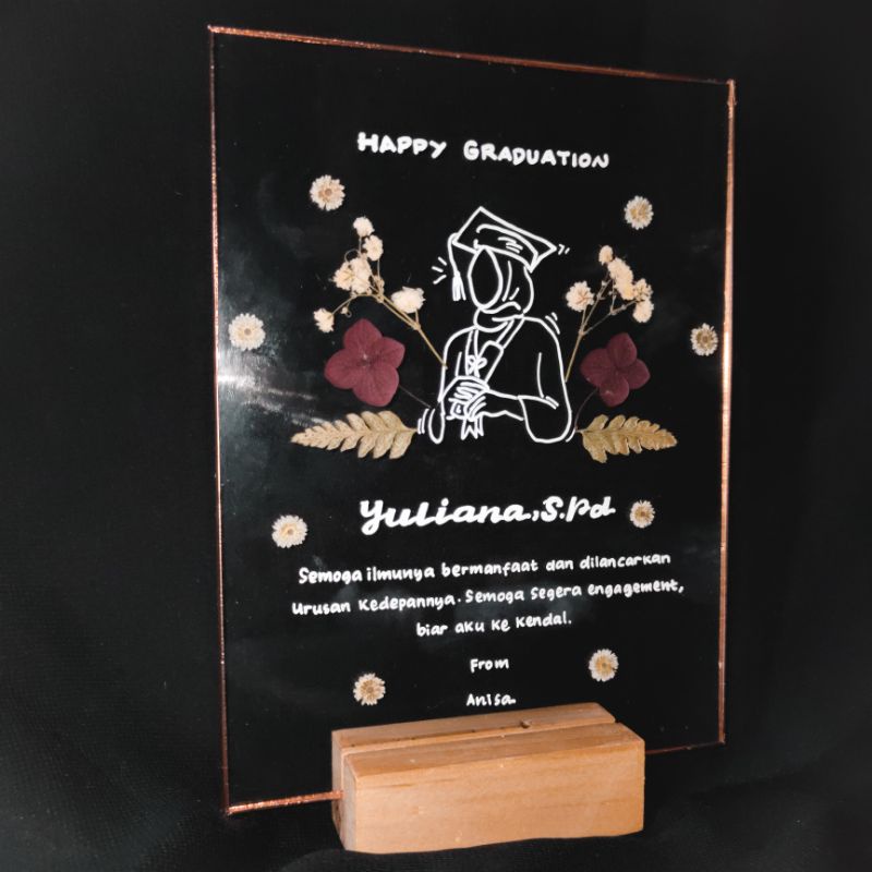 HERBARIUM SKETSA | sketsa | Herbarium Art akrilik | Kado Wisuda