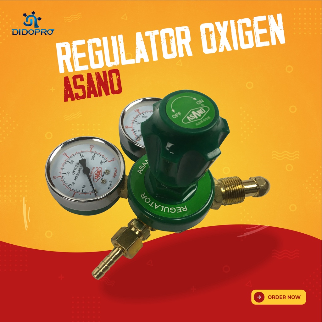 Jual Regulator Las Tabung Oksigen Asano Oxygen Welding Regulator Oxy Oksigen Medis Shopee 