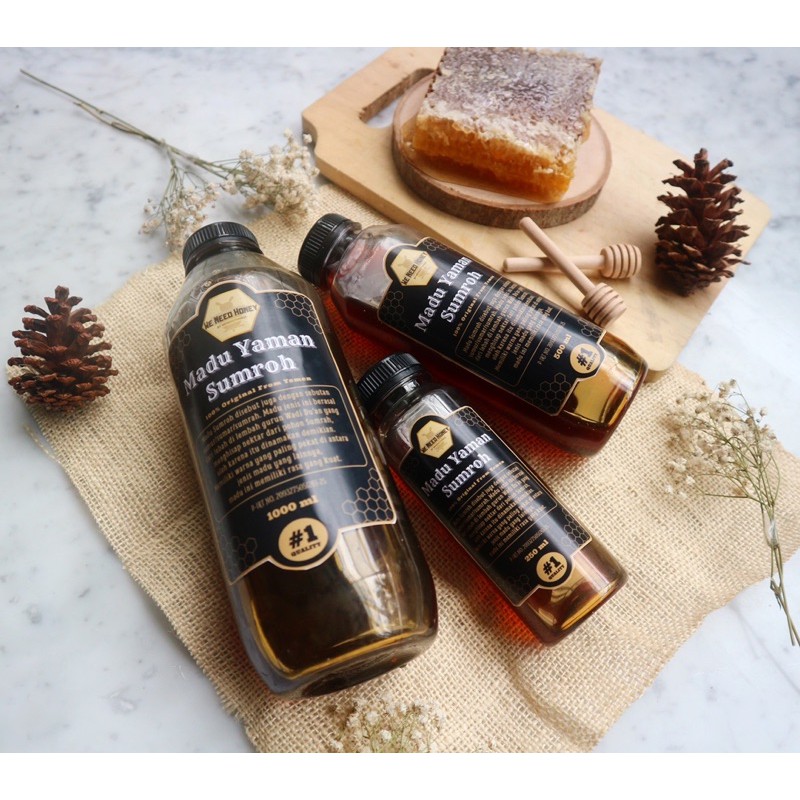 

Madu Yaman Sumroh raw honey, 100% murni. (Sumr/Sumur/Sumrah/Sumro/Sumroh)