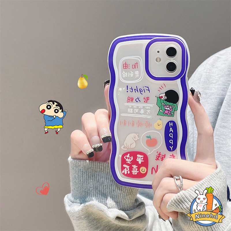 Soft Case Silikon Transparan Motif Kartun Anime Untuk iPhone 13 12 11 Pro Max X Xr Xs Max SE 8 7 6 6s Plus