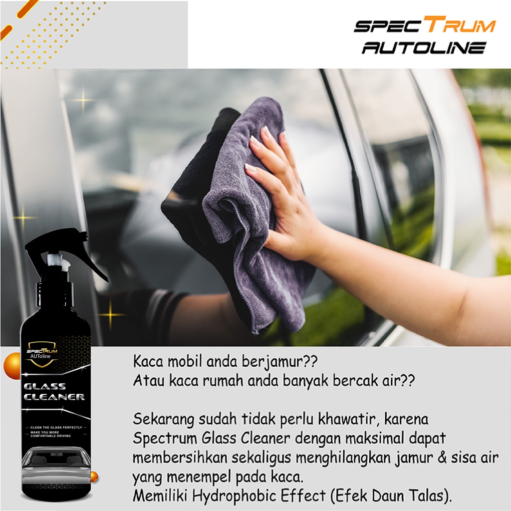 [ SPECTRUM ] BUG REMOVER PENGHILANG DAN PEMBERSIH JAMUR KACA MOBIL DENGAN EFEK DAUN TALAS GLASS REMOVER PEMBERSIH KACA FREE