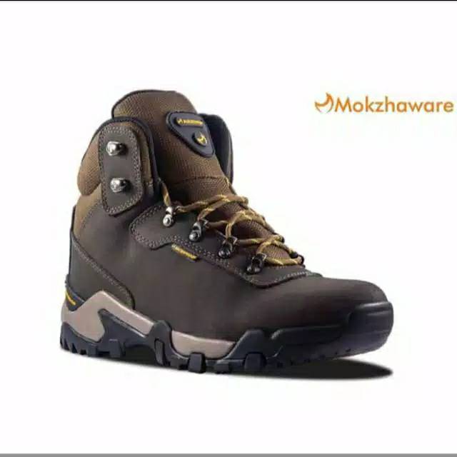 Sepatu Gunung Mokzhaware Coffee Sepatu Kulit Outdoor
