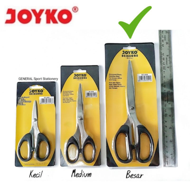 

Gunting Scissors Joyko SC-828 838 848 Satuan