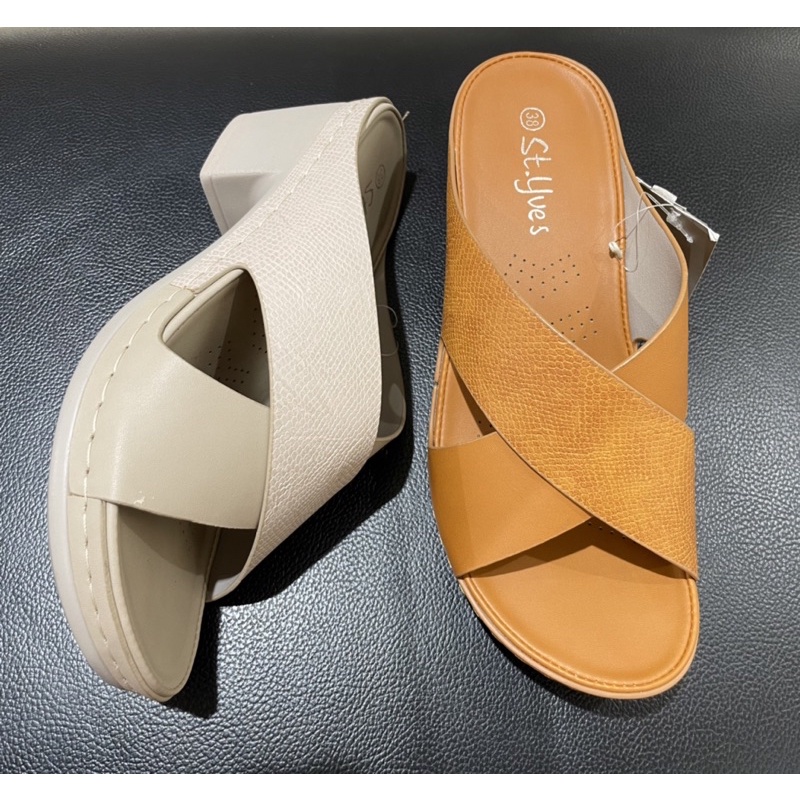 st yves sandal wedges heels super nyaman dan ringan