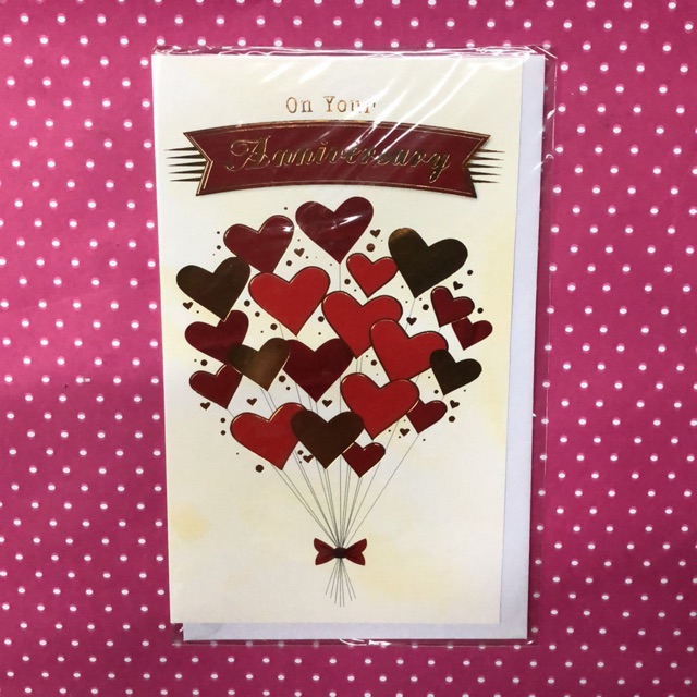 

Happy anniversary card (heart)