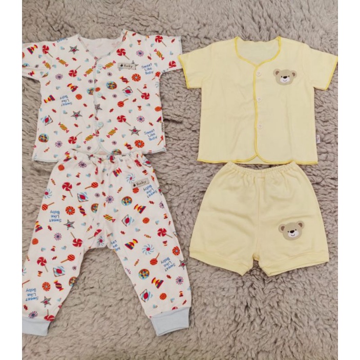 Ruby Nasuka Setelan Baju Celana Bayi Piyama Baby