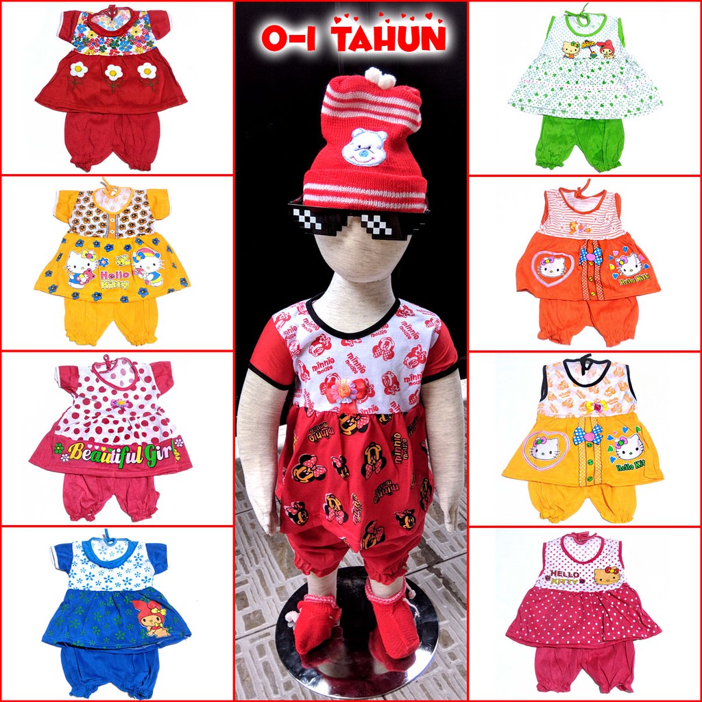  Baju  Setelan Bayi  Perempuan  0 1 tahun Shopee  Indonesia