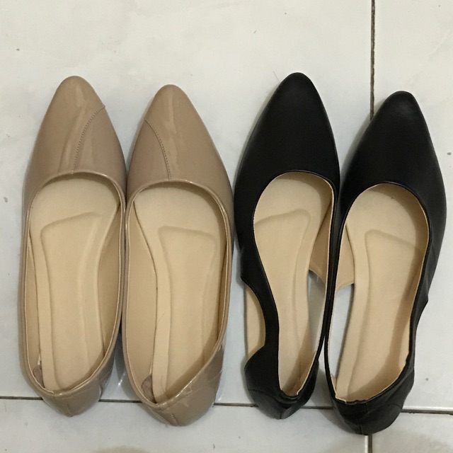 Flatshoes polos big size ukuran 42