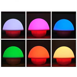 Lampu Tidur  Model Jamur HOCO H6 Tumbler Colourful Warna  