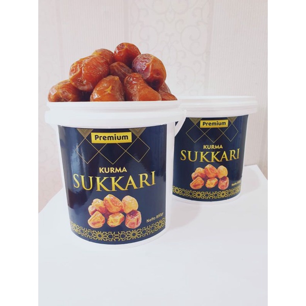 kurma sukari premium 850gr kemasan ember