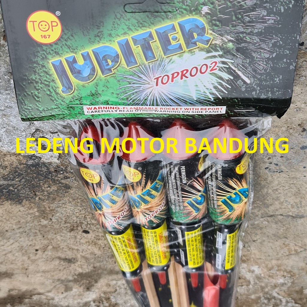 Kembang APl 4 Roket Jupiter Fire Work Top isi 4pcs