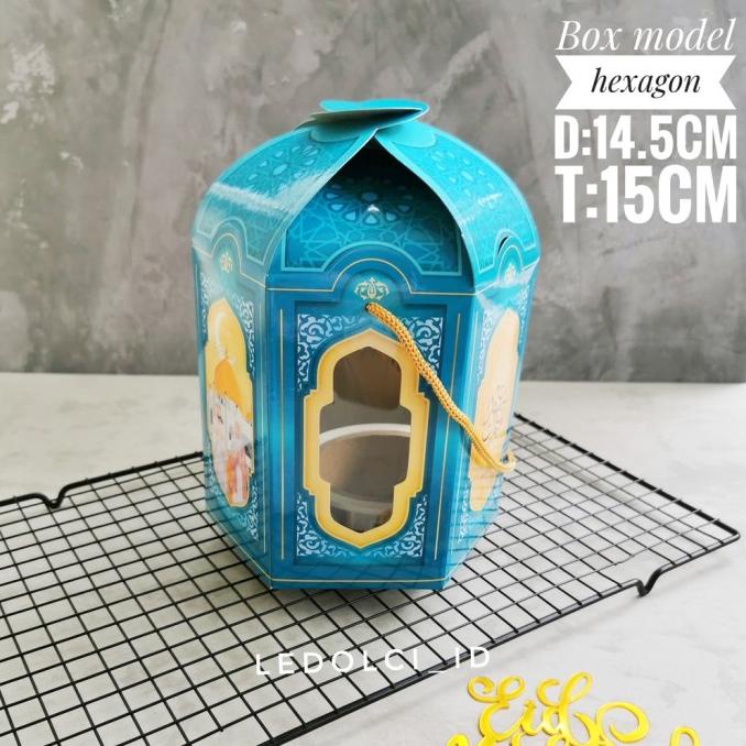 

BOX TOPLES COOKIES LEBARAN IDUL FITRI HEXAGON ledolci92 dijamin