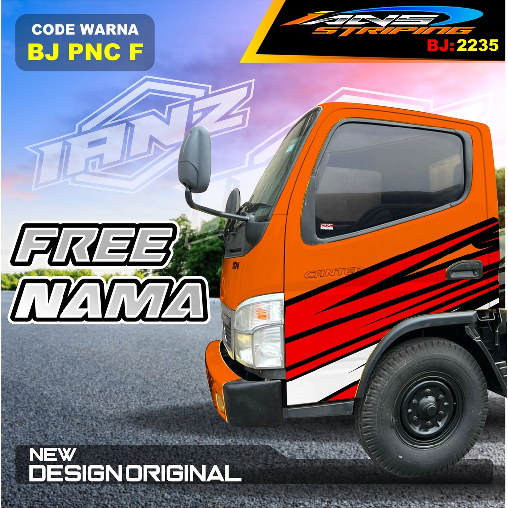 STIKER VARIASI PINTU TRUK FUSO RAGASA / DECAL PINTU DUMTRUK  / STIKER MOBIL TRUK / STIKER PINTU TRUK KEREN