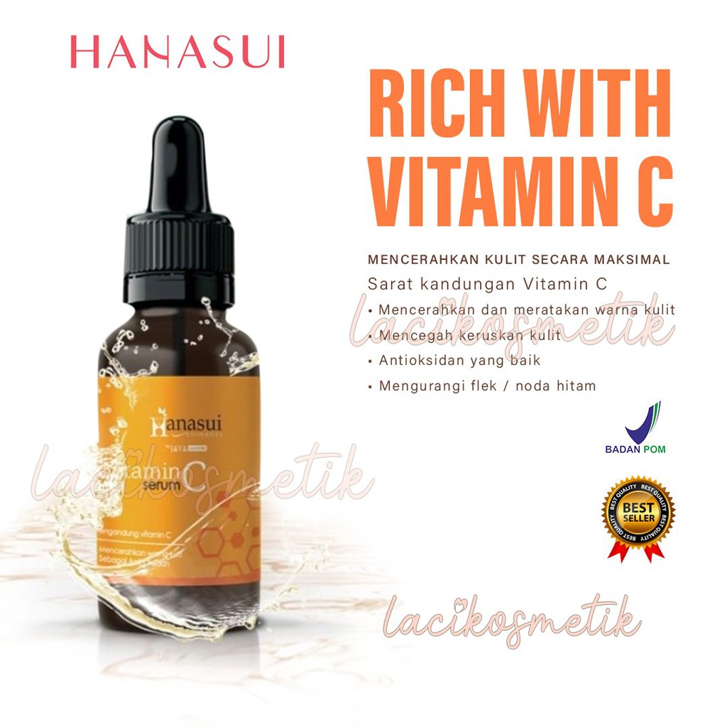 ✨LACIKOSME✨ [HANASUI SERUM VIT C] Serum Vitamin C BPOM Jaya Mandiri