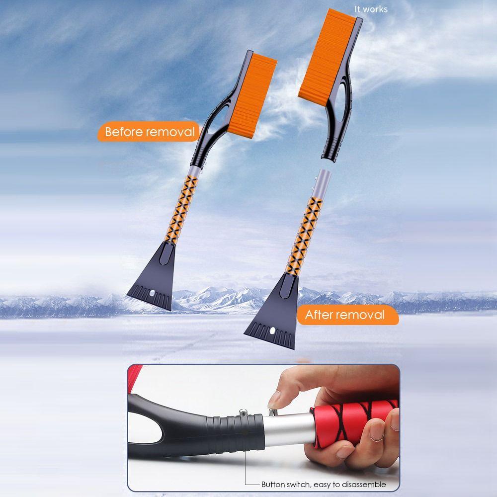 Preva Sekop Salju Kaca Depan Removable Ice Scraper Frost Scraper Sikat Salju Mobil