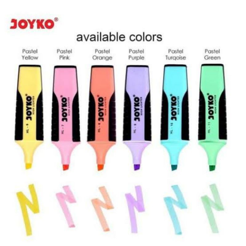 

Highlighter / Penanda Berwarna Joyko HL-70