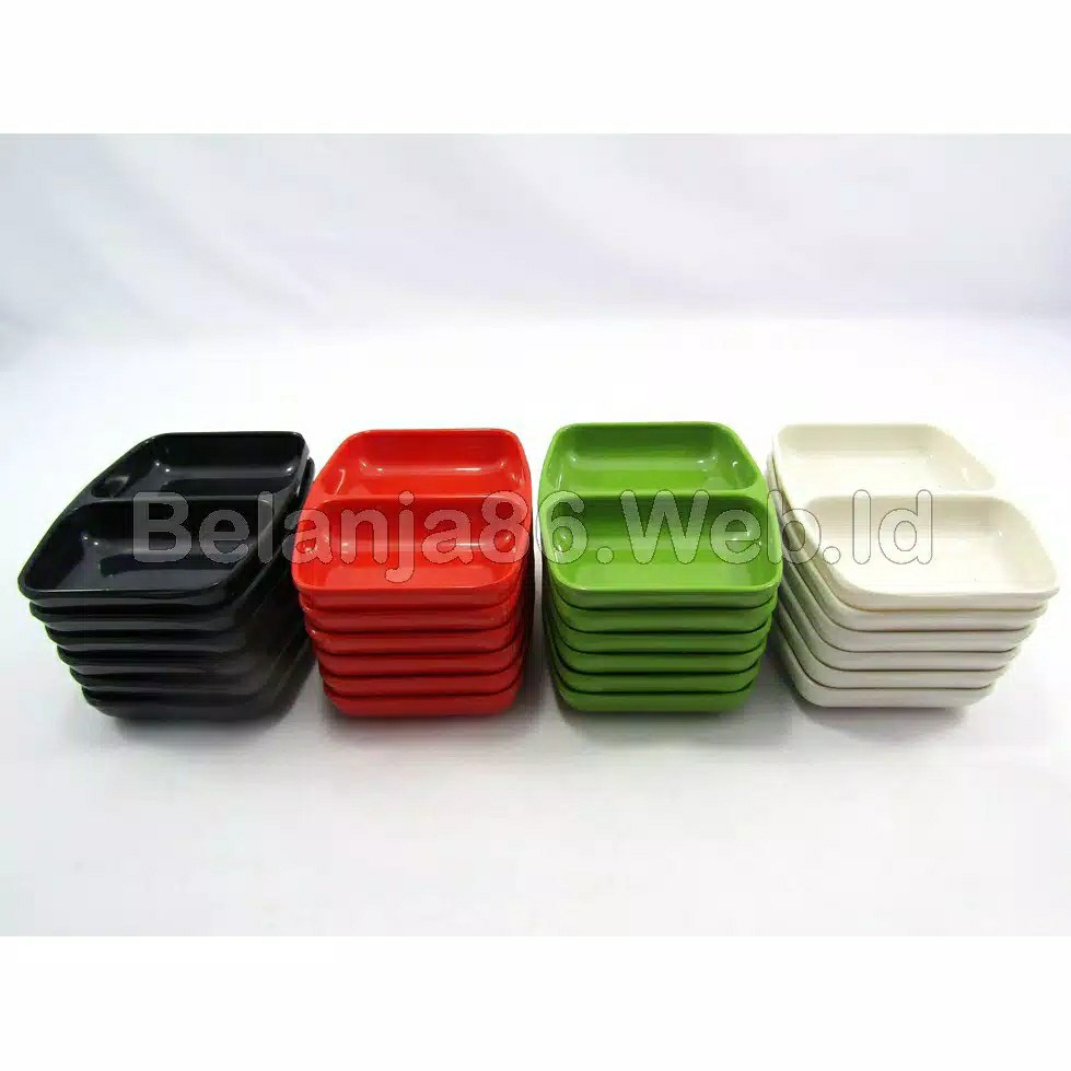6 Pcs Tempat Sambal Double Sa866 - Melamin