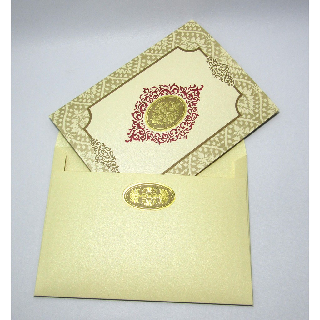 Undangan Pernikahan Amplop Rustic Erba (Kode-8820)