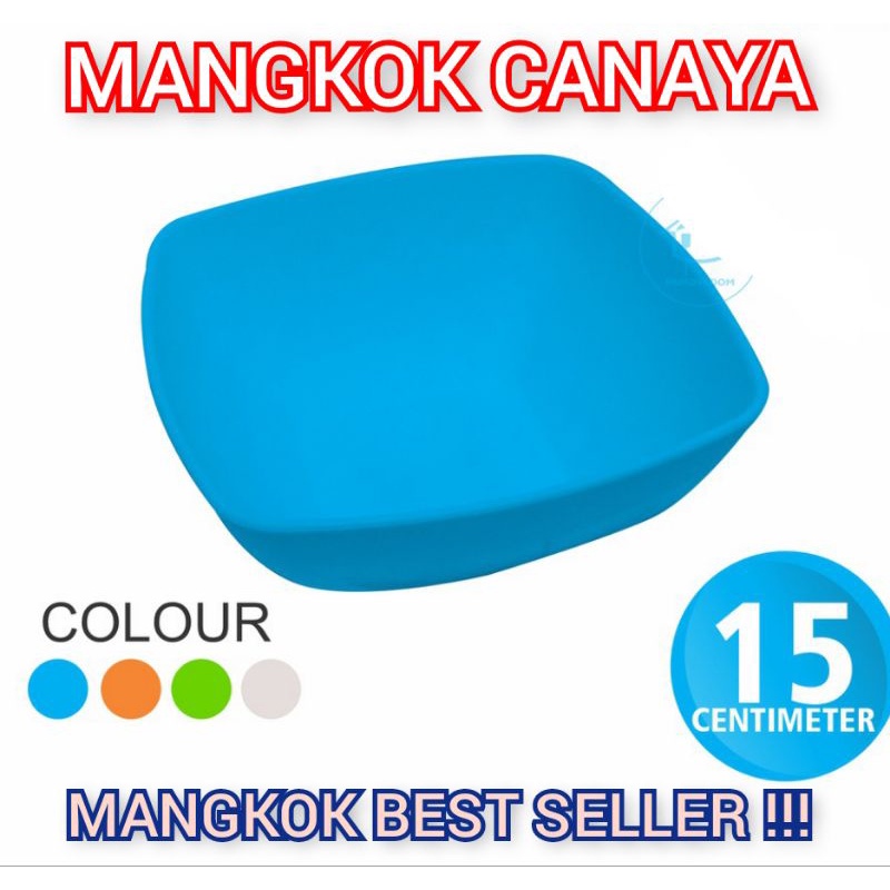 Mangkok Segi Canaya M Diameter 15cm Mangkuk Plastik Lentur Mewah