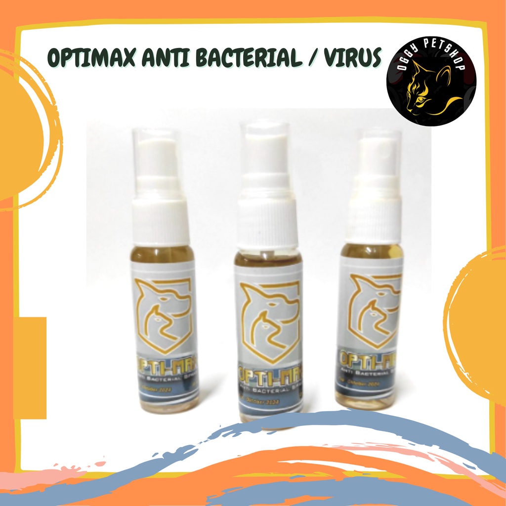 OPTI-MAX OBAT KUCING DAN ANJING ANTI BAKTERI/VIRUS