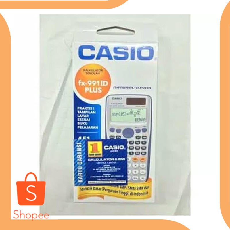 

Unik suku cadang Caculator Scentific/Sekolah CASIO FX 991 ID Plus 19DEZ Murah