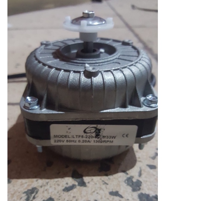 MOTOR FAN KULKAS SHOWCASE 5W/ DINAMO FAN SHOWCASE LEMARI PENDINGIN MINUMAN POLYTRON 5 WATT 220V /FAN