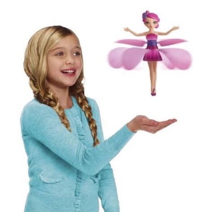 [ ABJ ] Barbie Flying Sensor Tangan Mainan Barbie Terbang