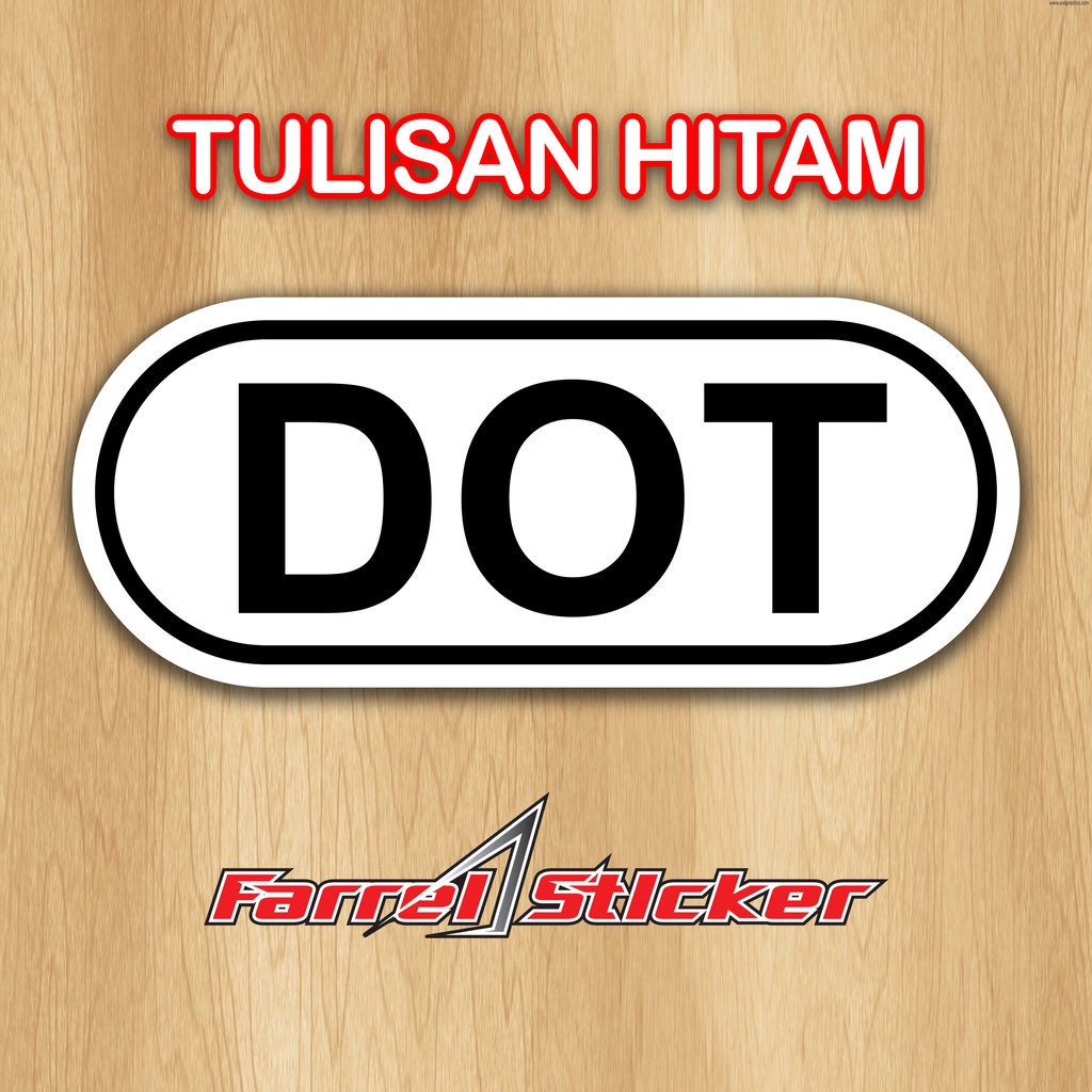 STIKER DOT STICKER HELM DOT 4CM