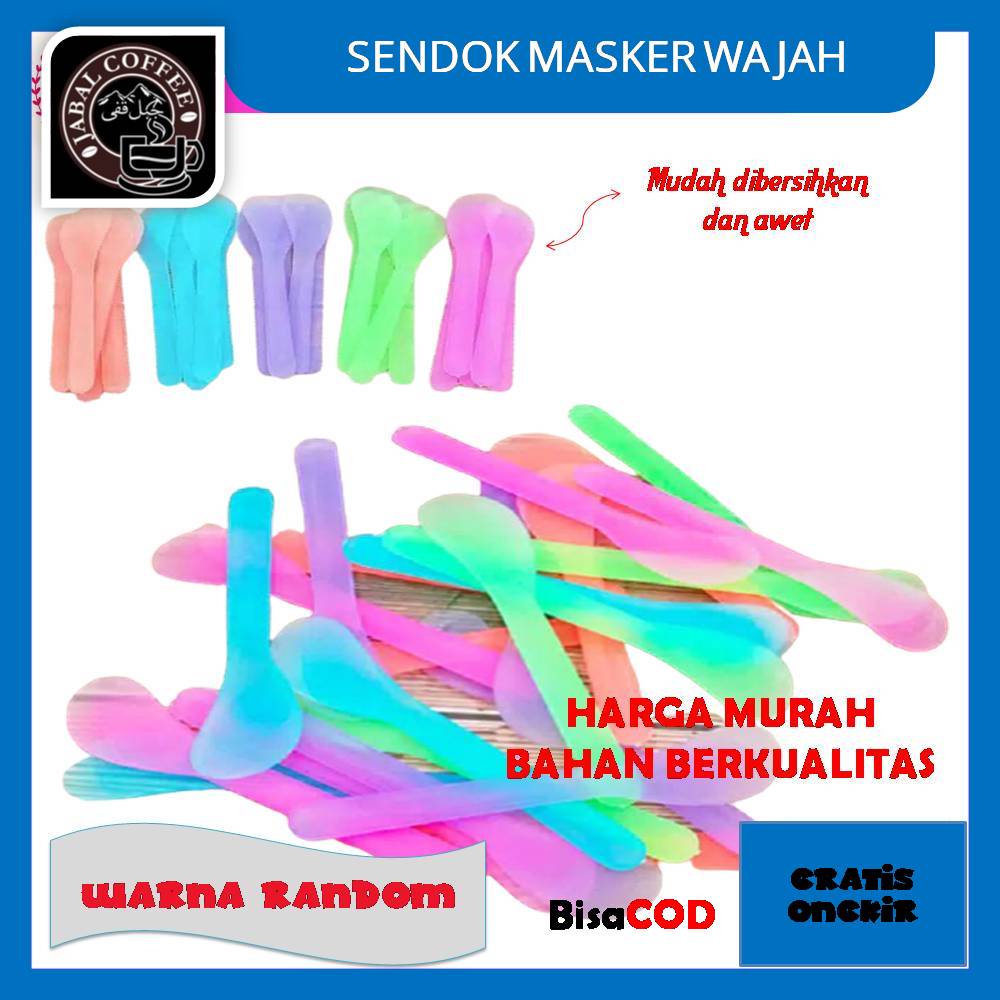 Spatula Sendok Plastik Masker Wajah / Sendok Masker / Sendok Kosmetik Masker / Spatula Masker Wajah Kode 11