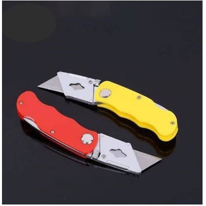 

Pisau Cutter Lipat Foldable Cutter Knife refil isi 5 pcs