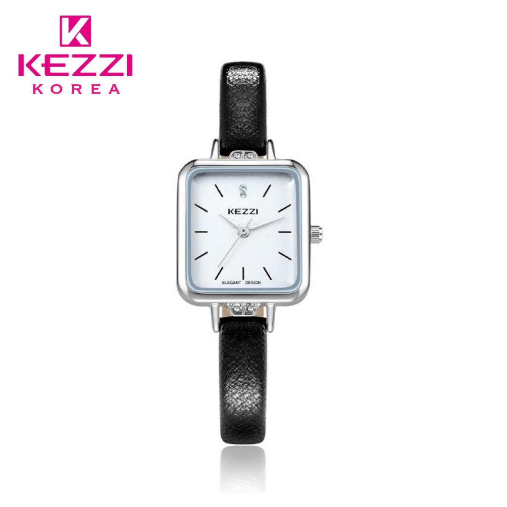 Kezzi Korea 1864 Hitam - Jam Tangan Fashion Wanita - Model Analog