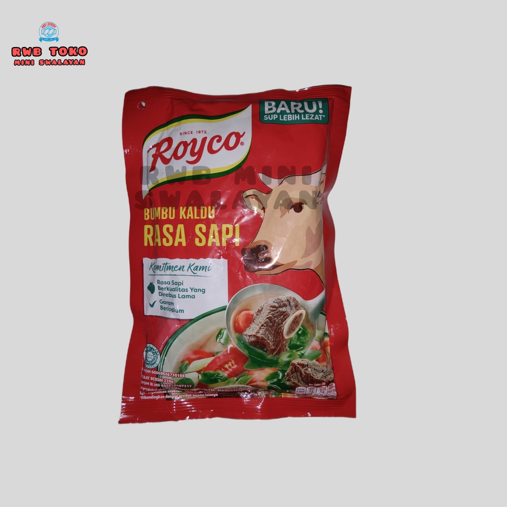 

Royco Bumbu Kaldu Rasa Sapi 230g