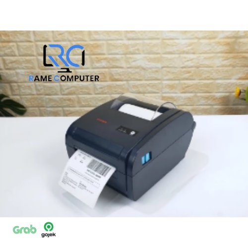 KASSEN DT- 641 PRINTER BARCODE STICKER / LABEL CETAK THERMAL USB dan BLUETOOTH