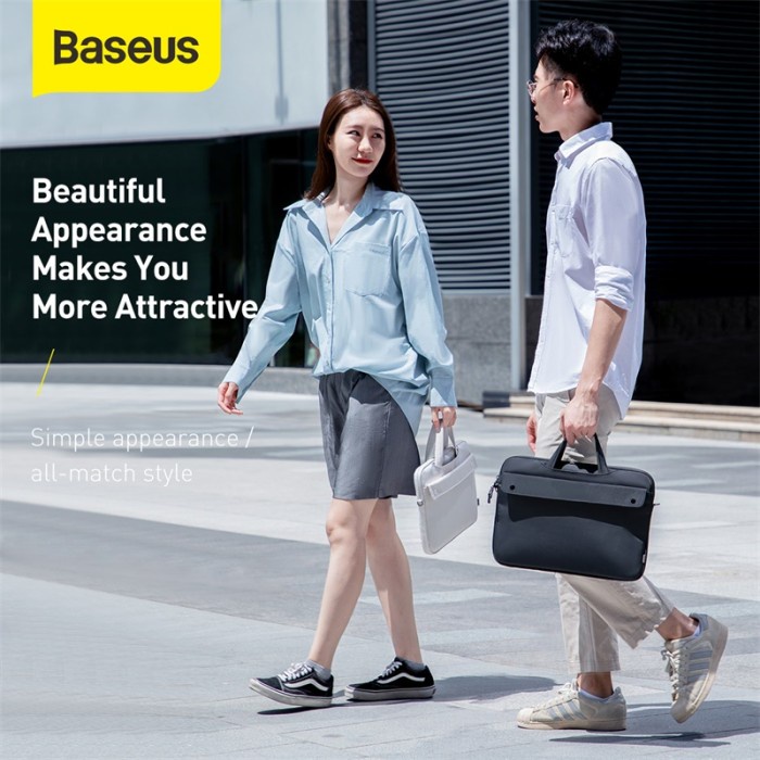 Baseus Basic Shoulder Bag Tas Bahu Slempang Laptop Notebook iPad Pro