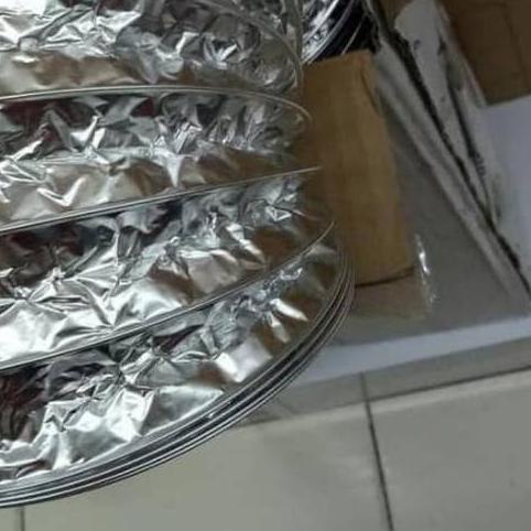 ✷ Pipa Alumunium Exhaust 5" / Flexible cerobong asap dapur / pipa pembuangan asap cooker hood ☋