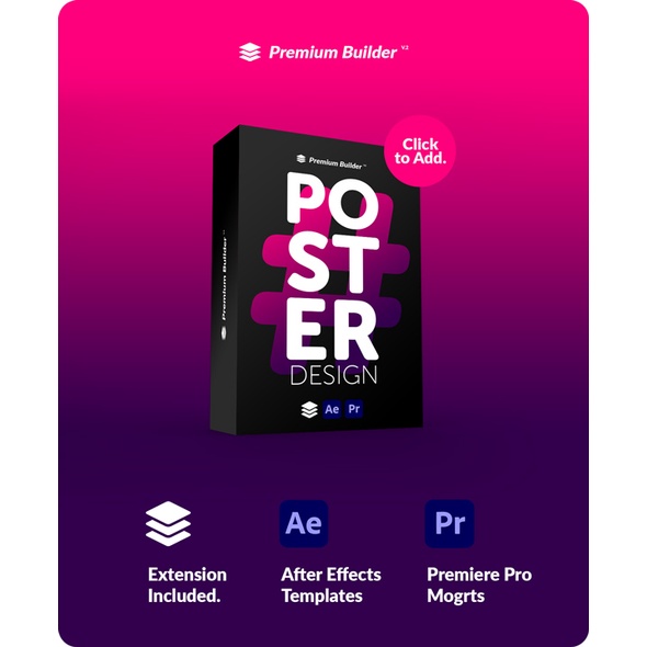 Premium Builder Posters Pack V8 - Premiere Pro &amp; After Effect Extension