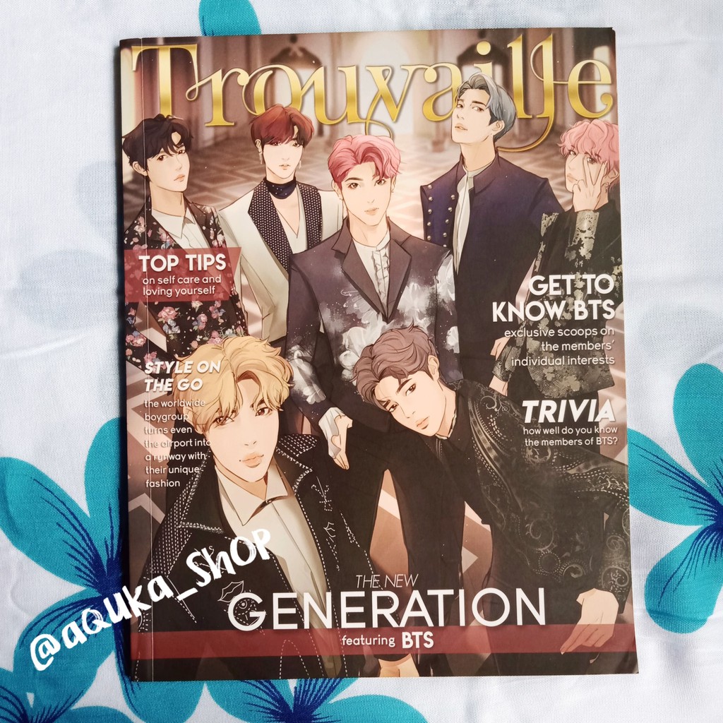 Trouville, a BTS Fashion Zine Art Zine Fanart Book