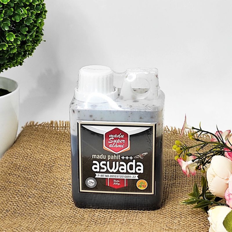 MADU ASWADA Hitam Pait 500gr Jerigen Al Yamany 100% Jaminan Original