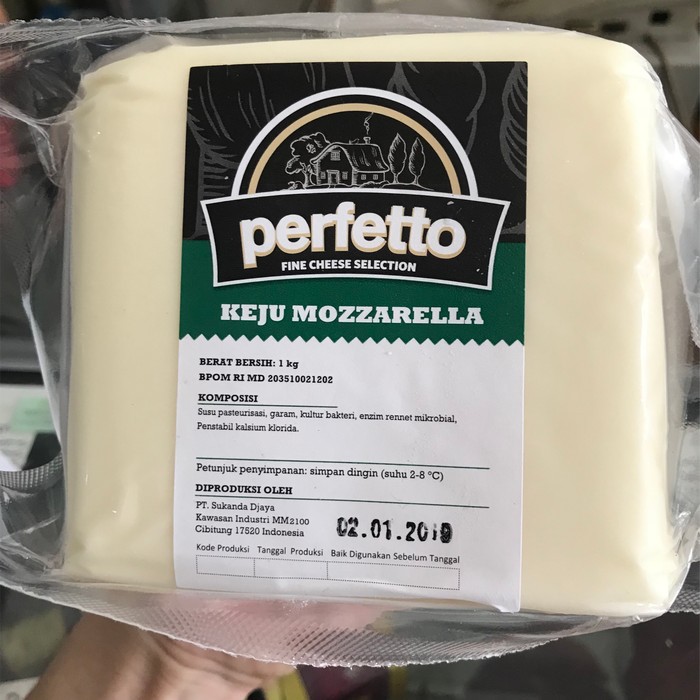 

Keju Perfetto Mozarella 1 kg