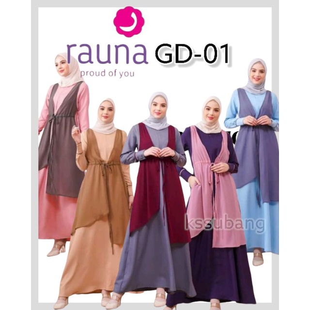 GAMIS RAUNA GD-01 • TERBARU • RAUNA