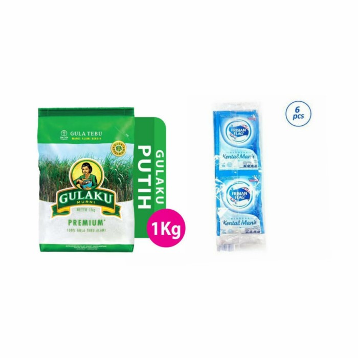 

Gulaku 1000 gr + Frisian flag Serenceng