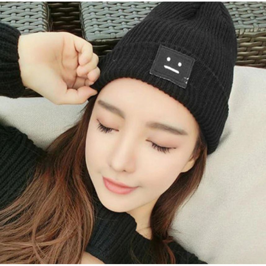 KUPLUK BEANIE HATS SMILE TERBARU PRIA WANITA