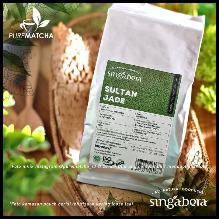 

Singabera Teh Premium Indonesia - Sultan Jade Tisane 100 Gr Pouch